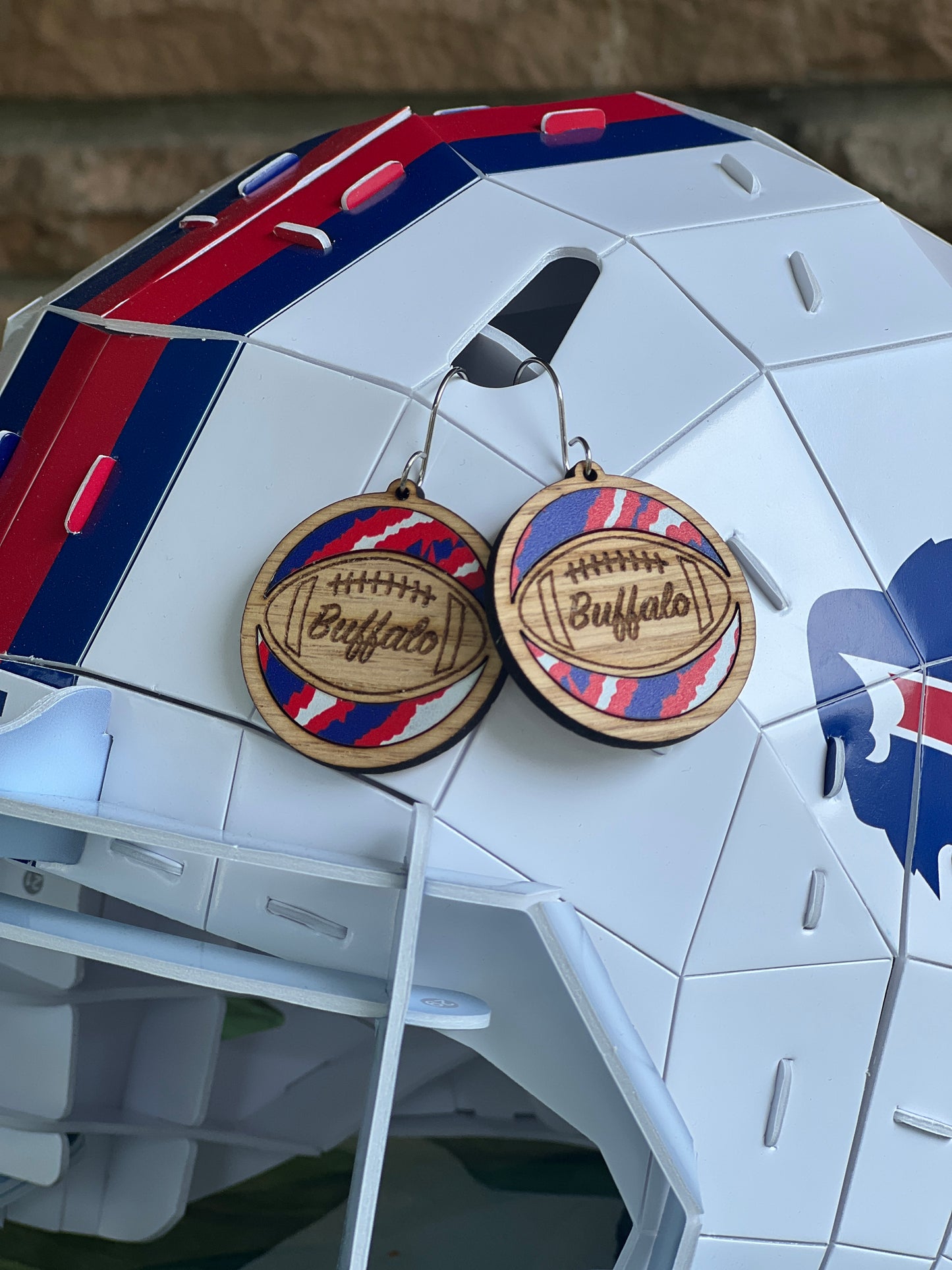 Buffalo Stipes Earrings