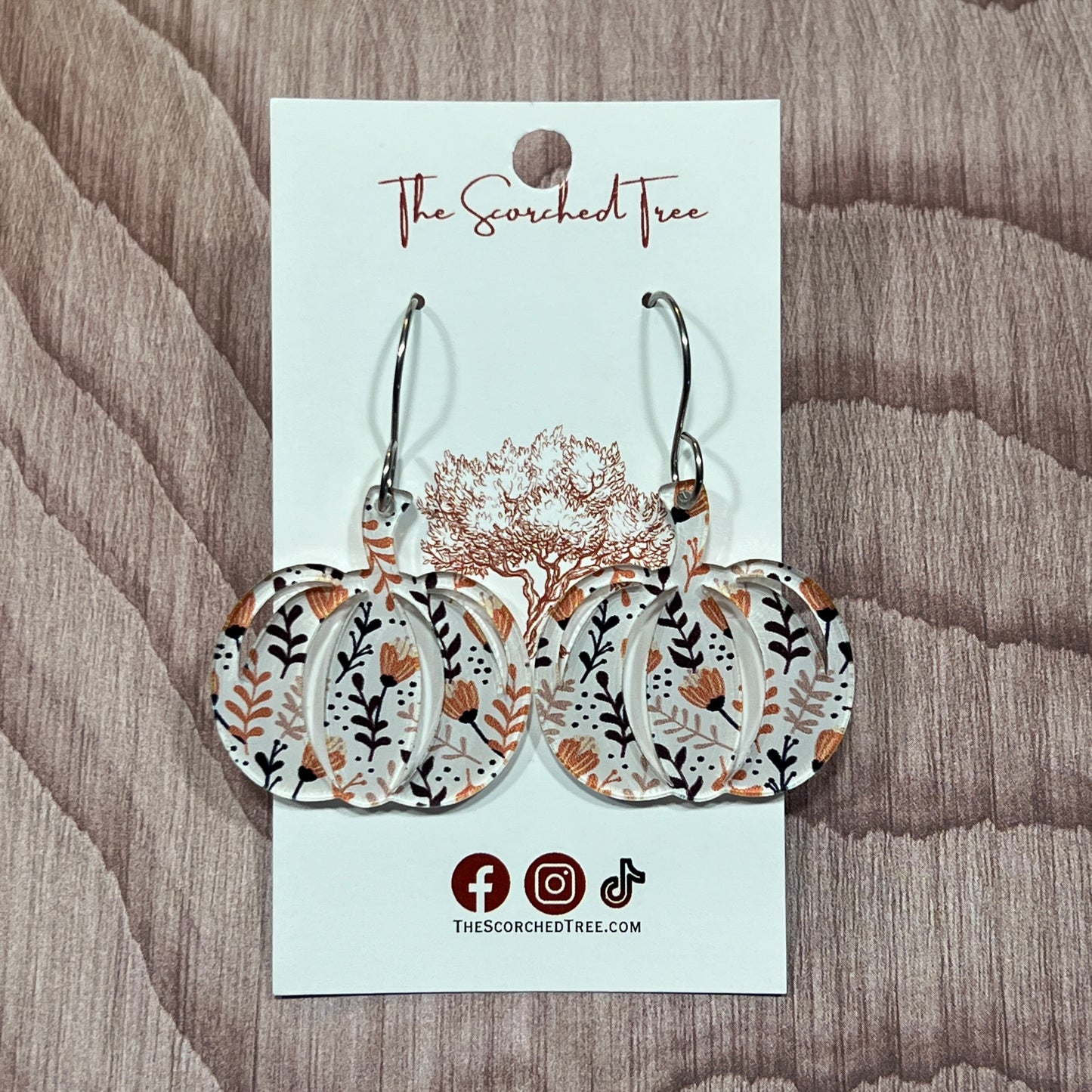 Pumpkin Earrings