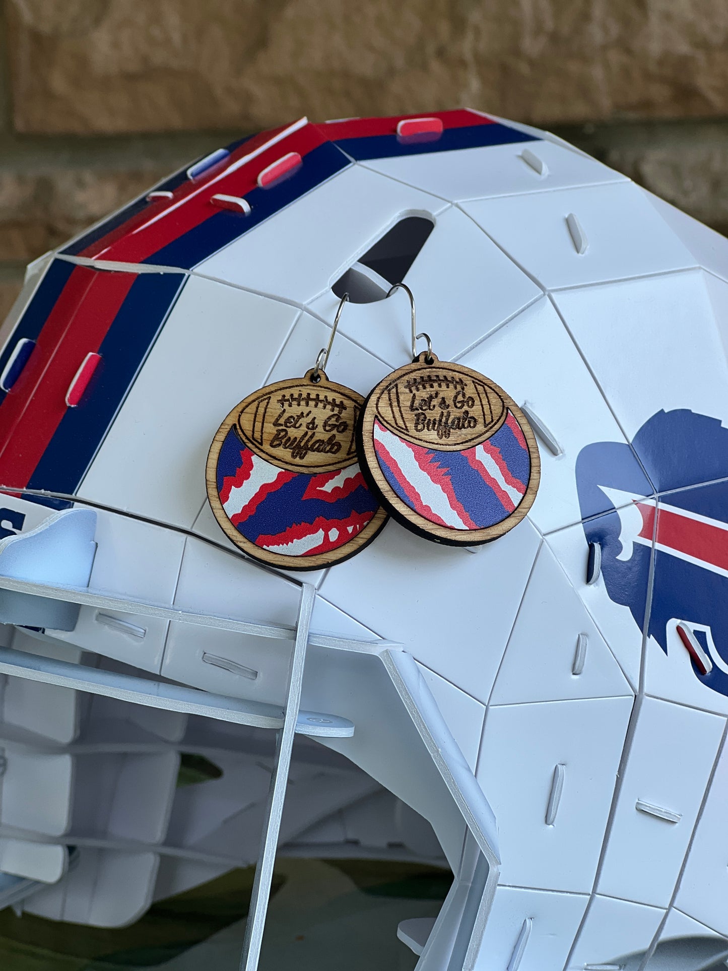 Buffalo Stipes Earrings