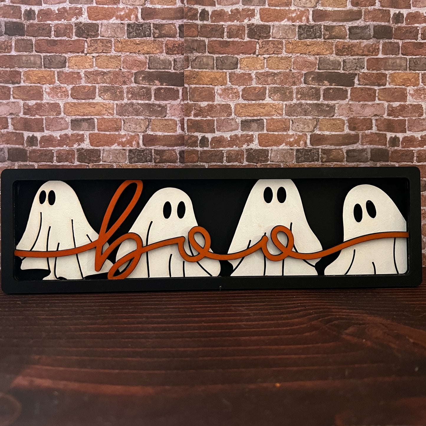 Halloween Shelf Sign “Boo”