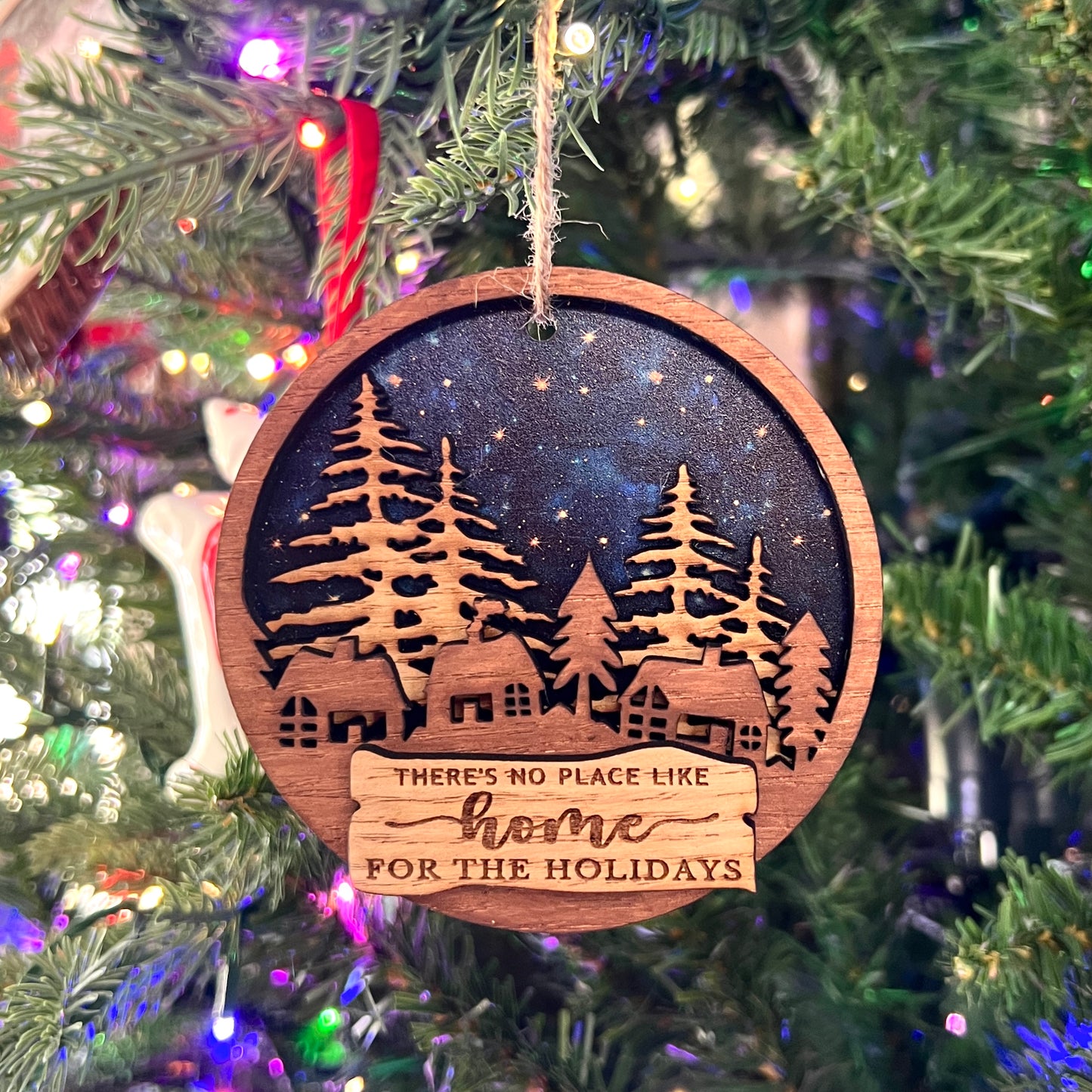 “No Place Like Home” Christmas Ornament
