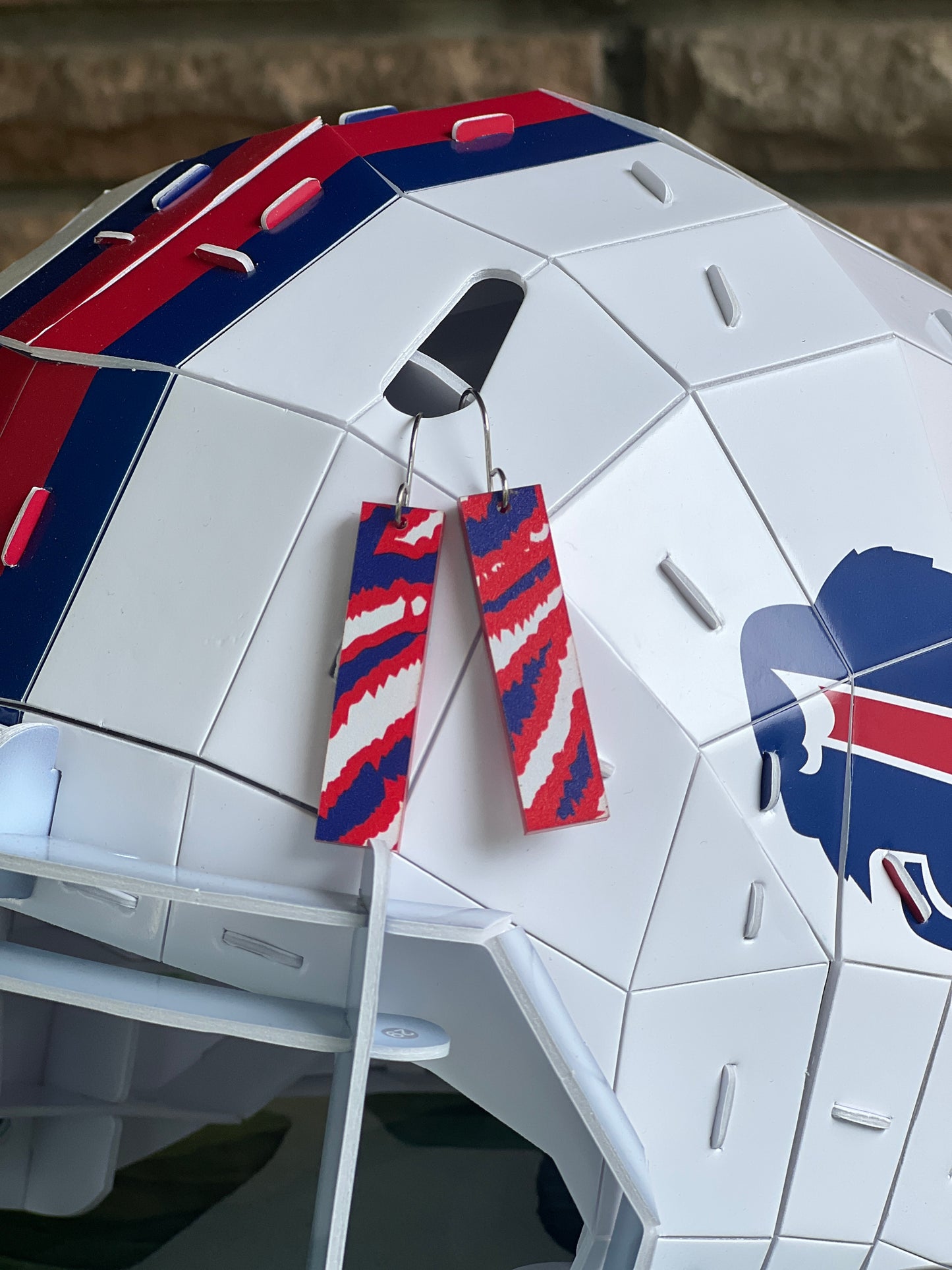 Buffalo Stipes Earrings