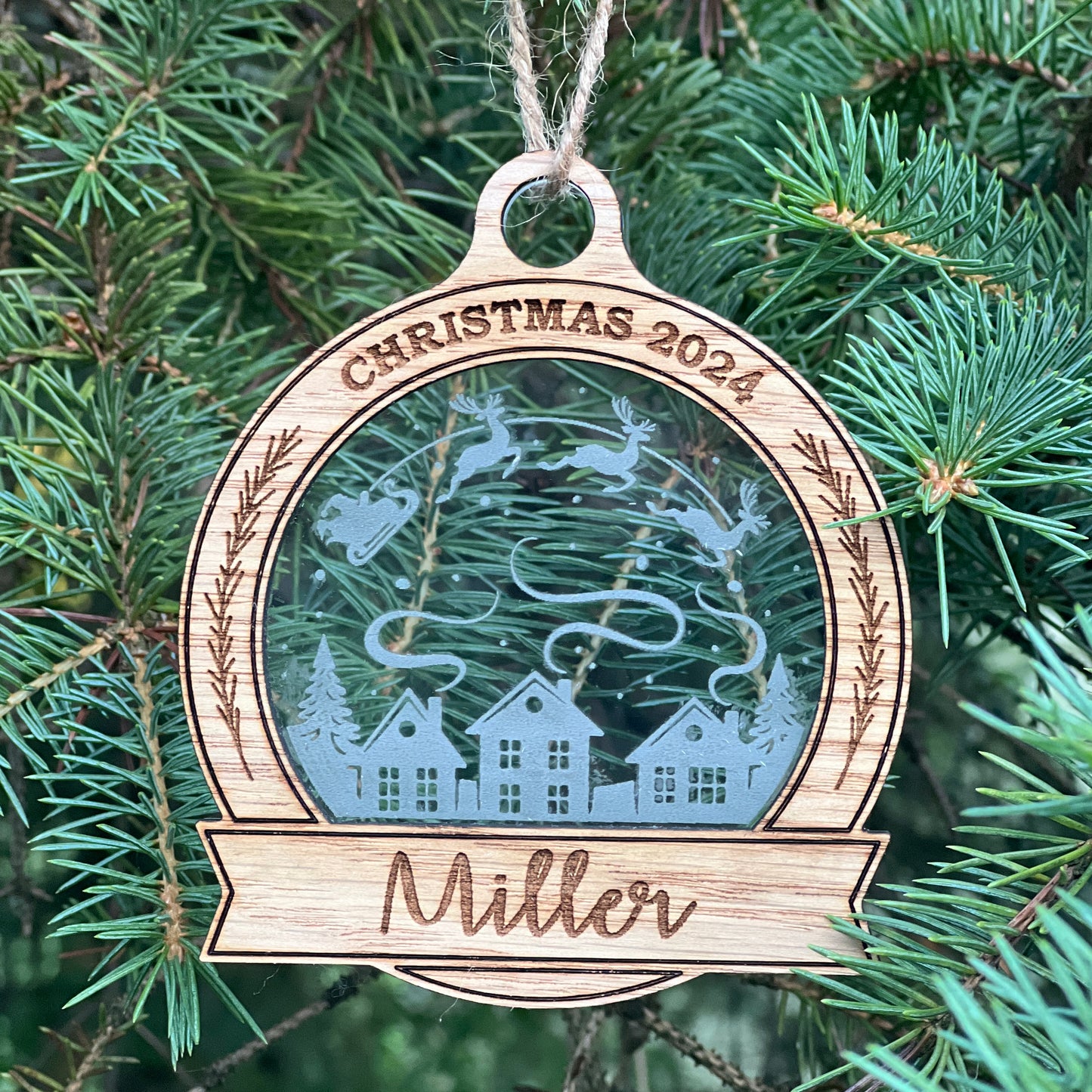 2024 Personalized Christmas Ornament