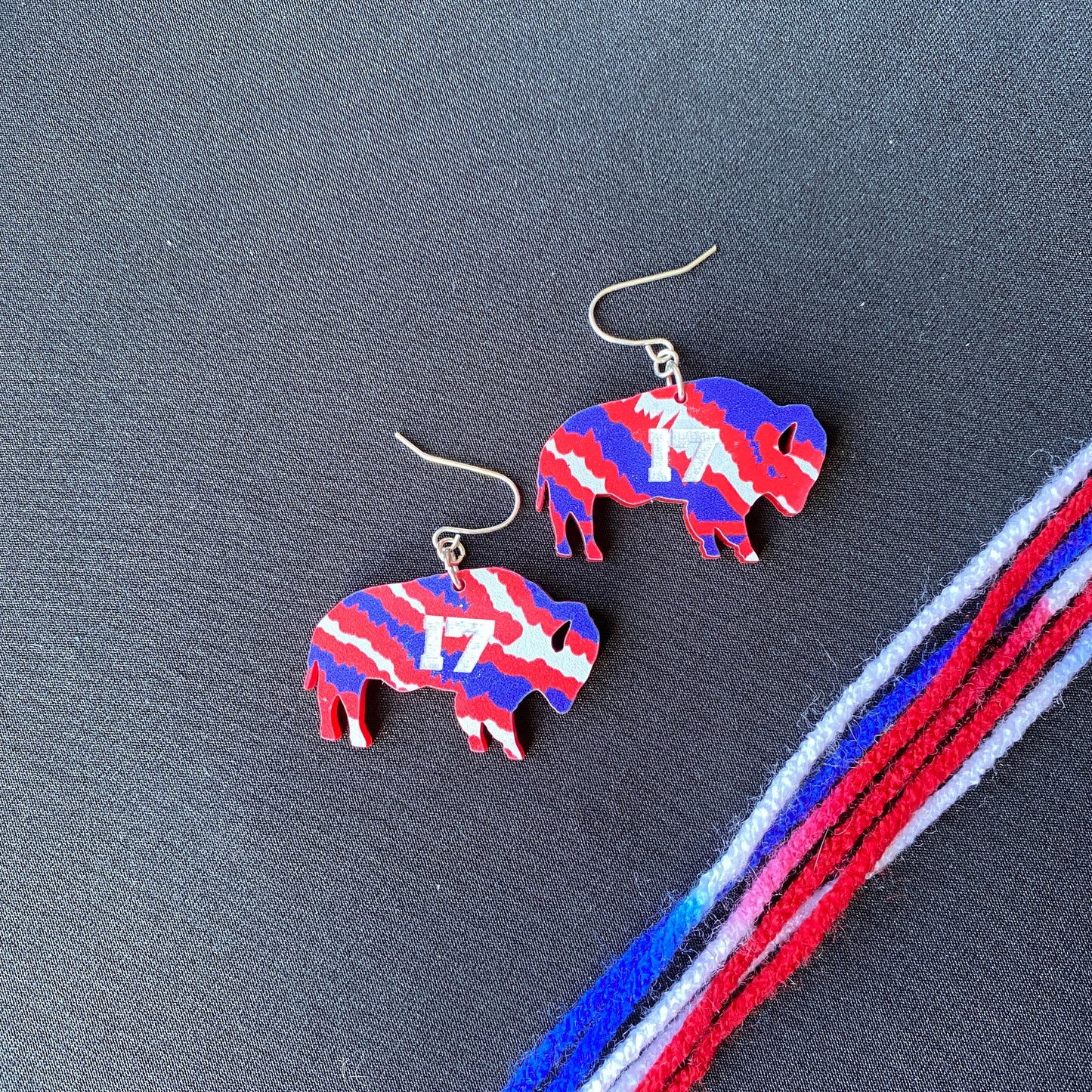 Buffalo Stipes Earrings