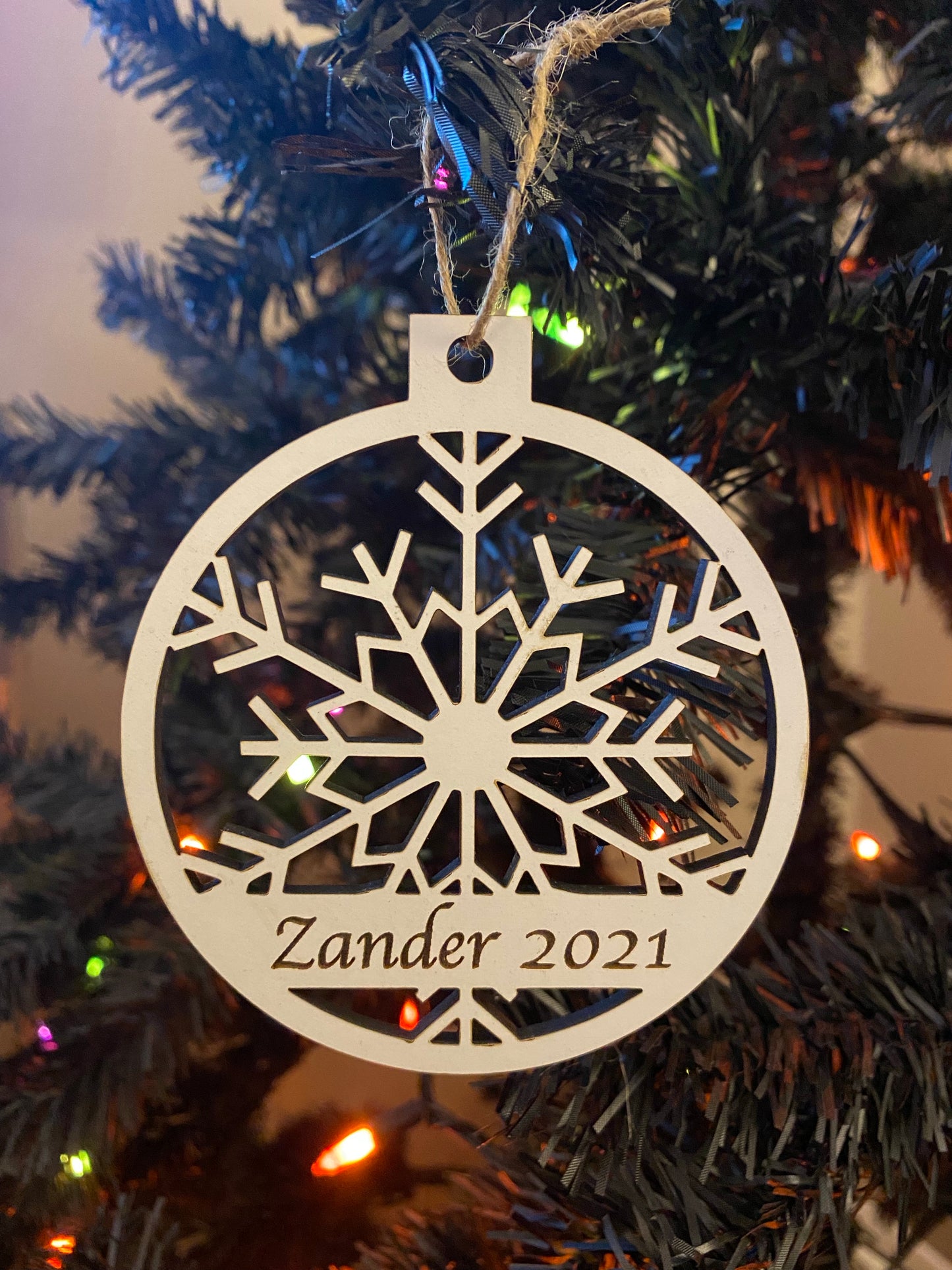 Personalized Snowflake Ornament