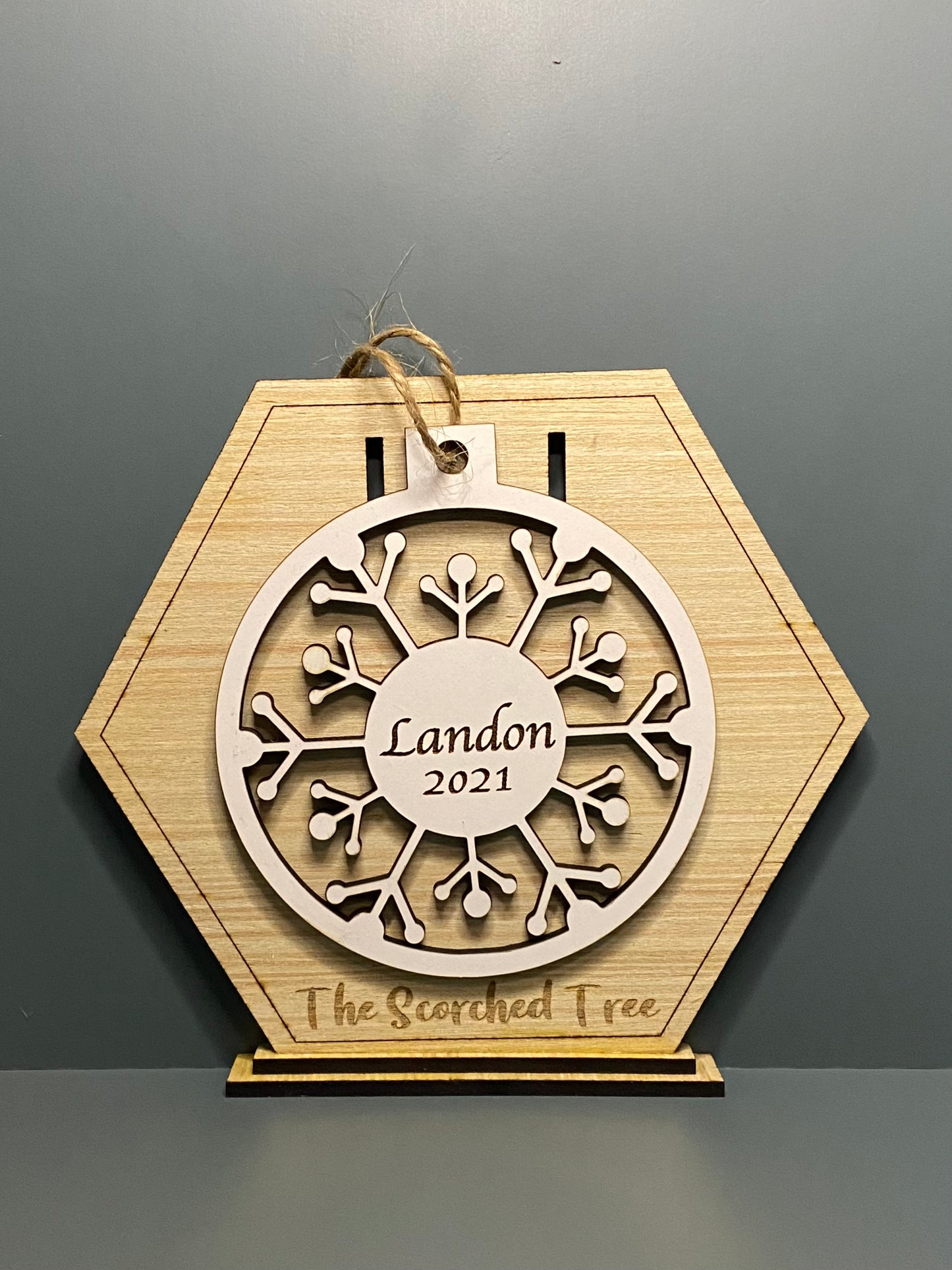 Personalized Snowflake Ornament
