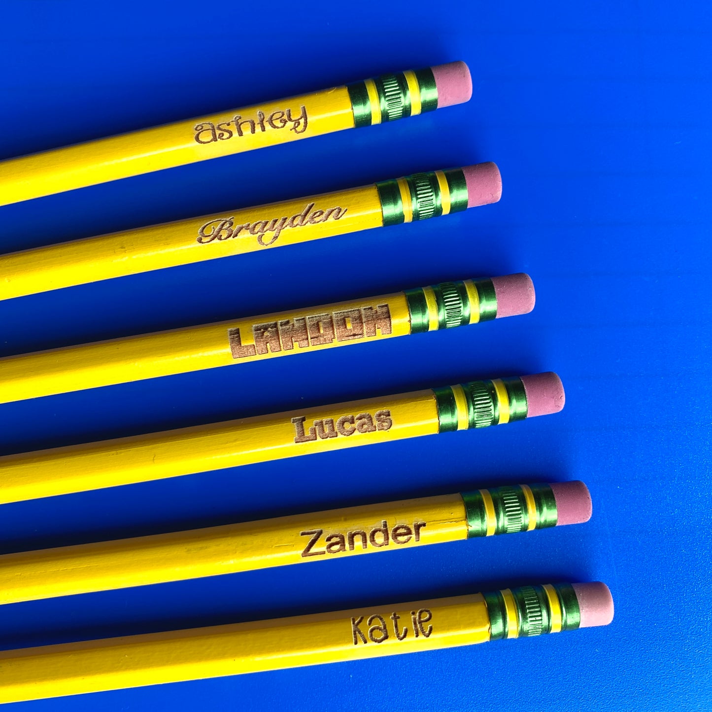 Personalized Engraved Pencils