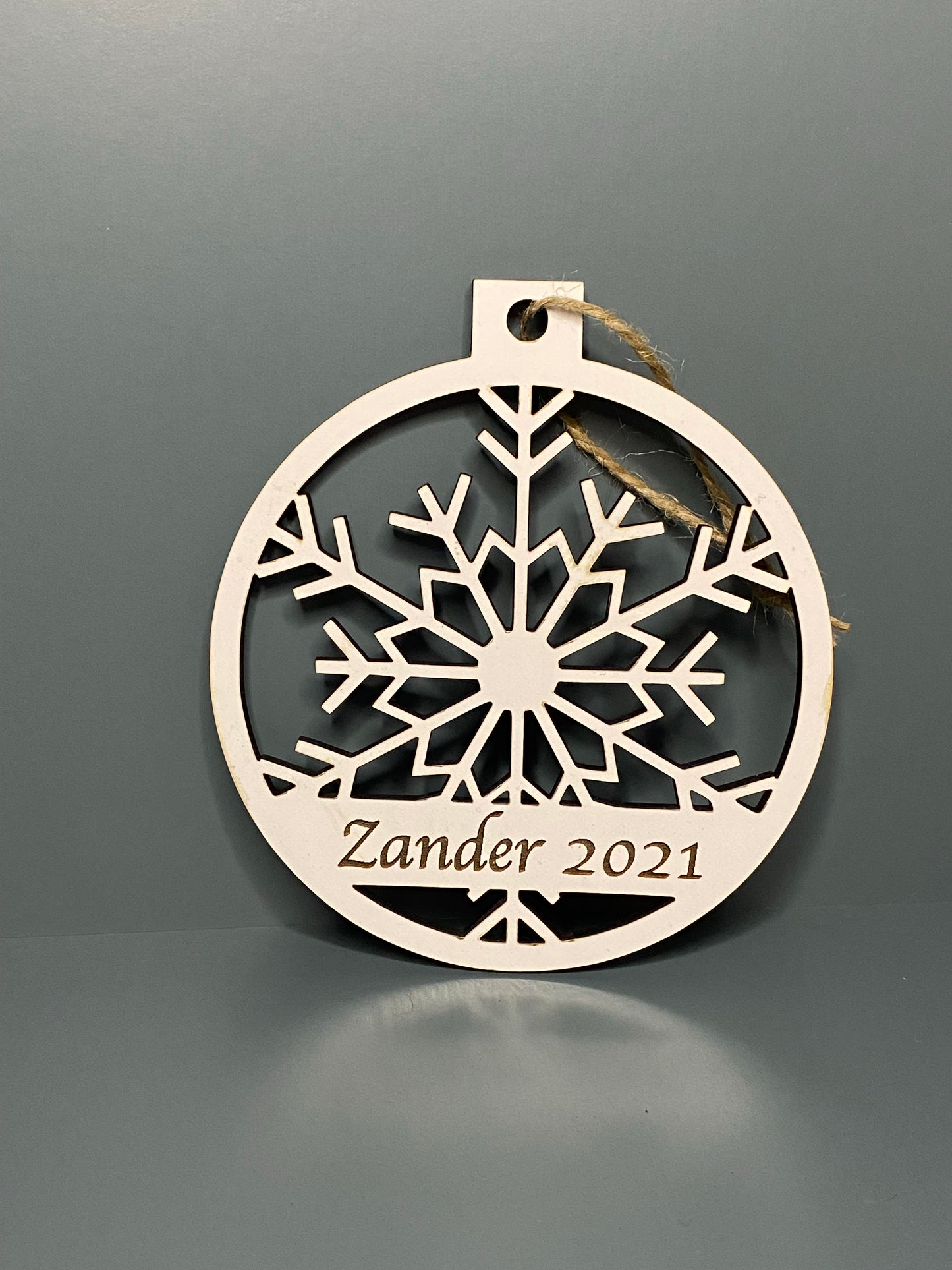Personalized Snowflake Ornament