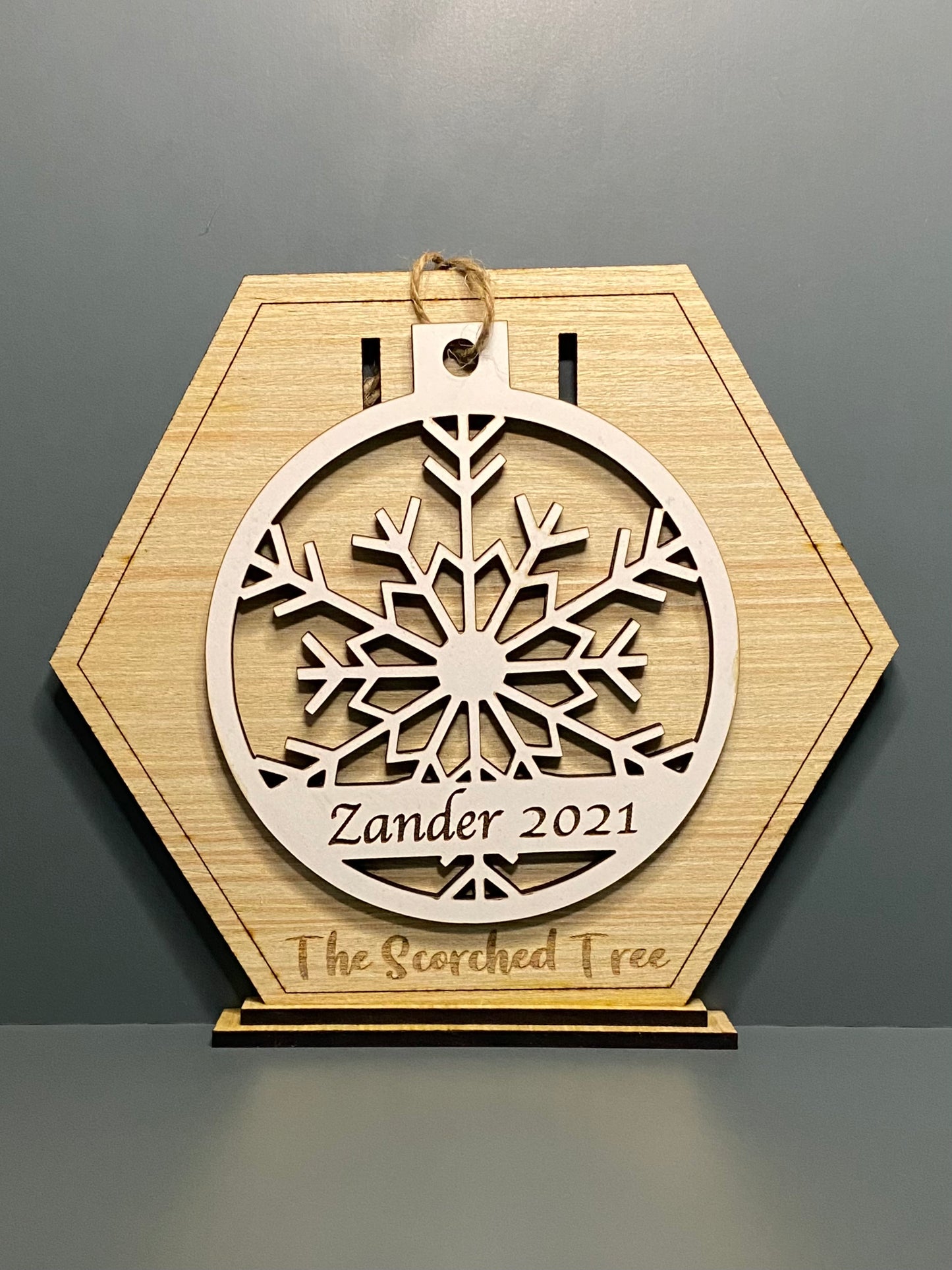 Personalized Snowflake Ornament