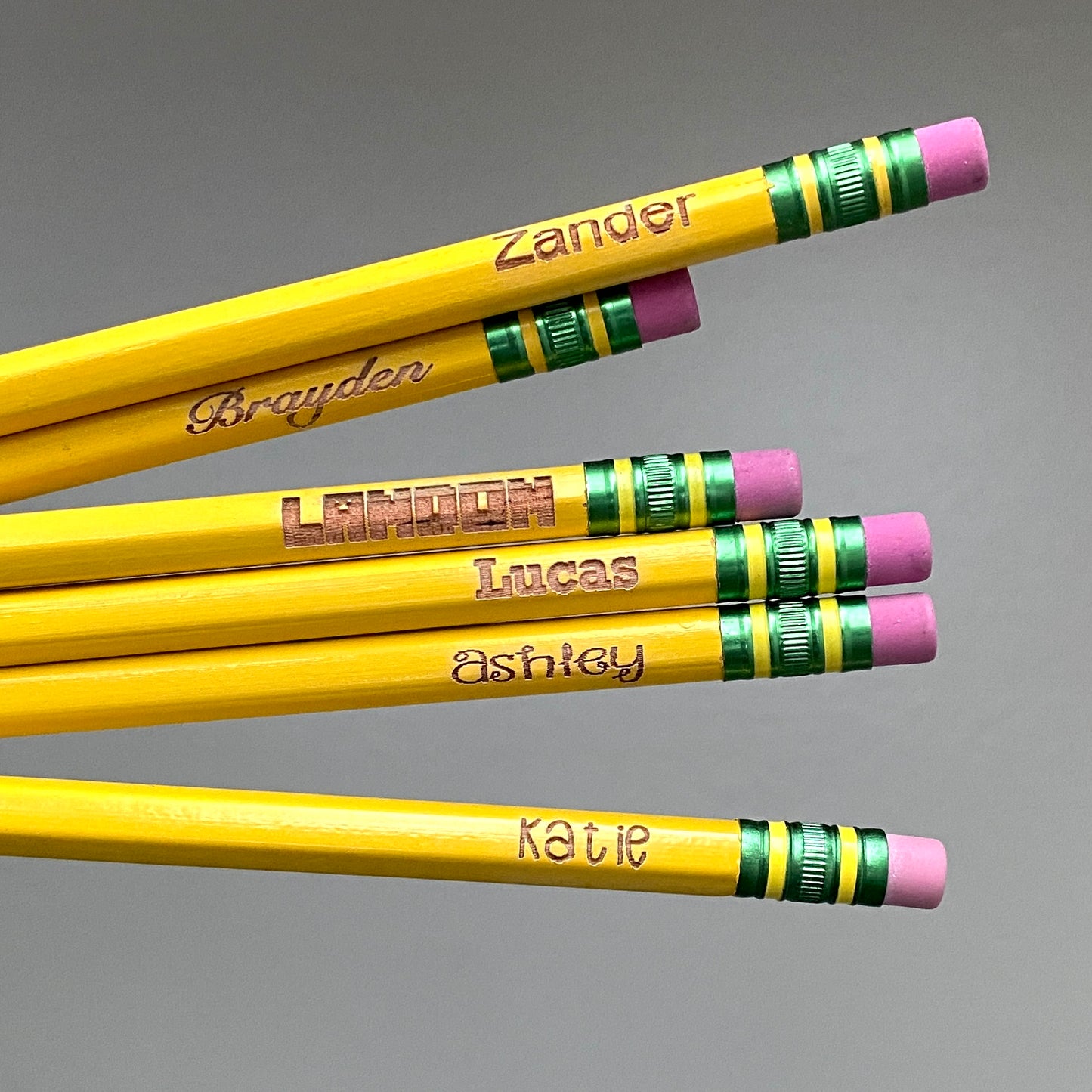 Personalized Engraved Pencils