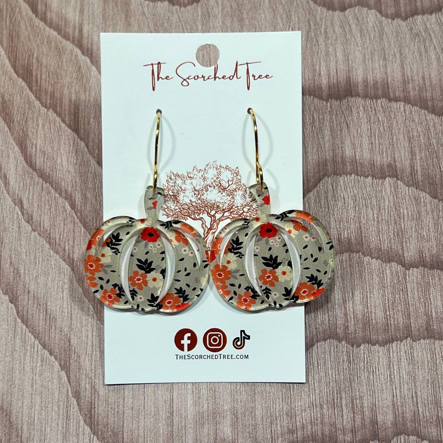 Pumpkin Earrings