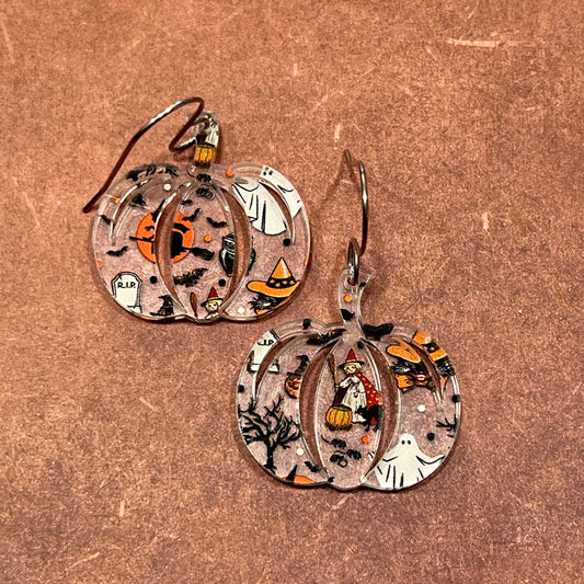 Pumpkin Earrings