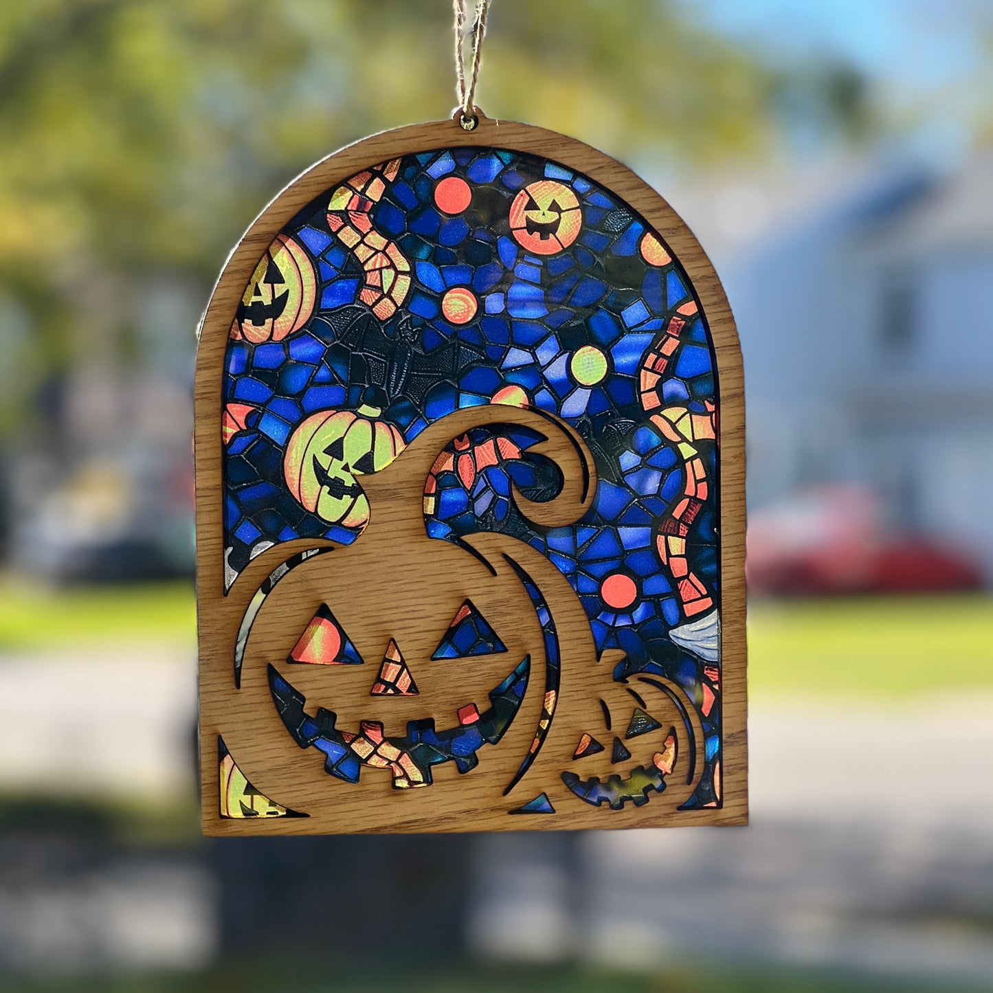 Pumpkin Arch Suncatcher