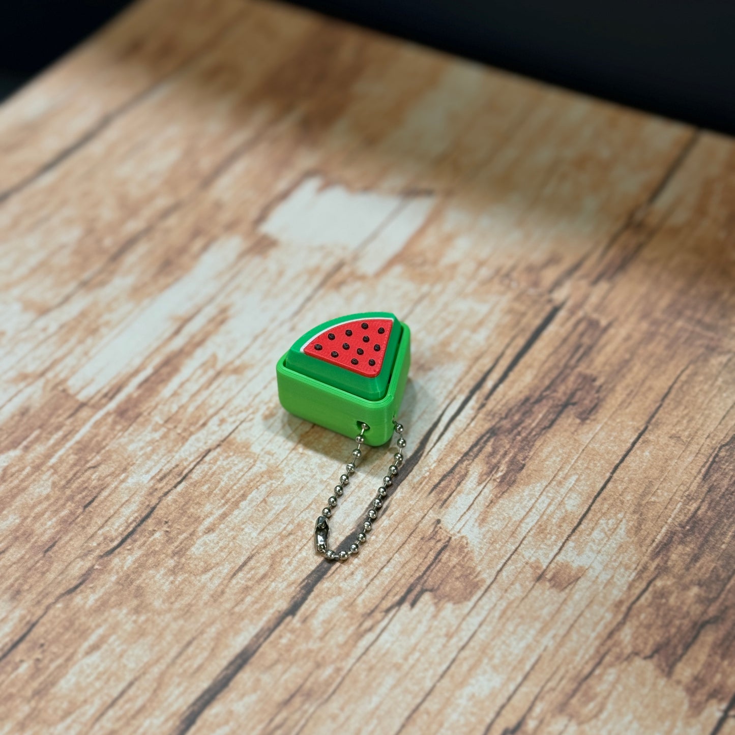 Watermelon Fidget Clicker Keychain