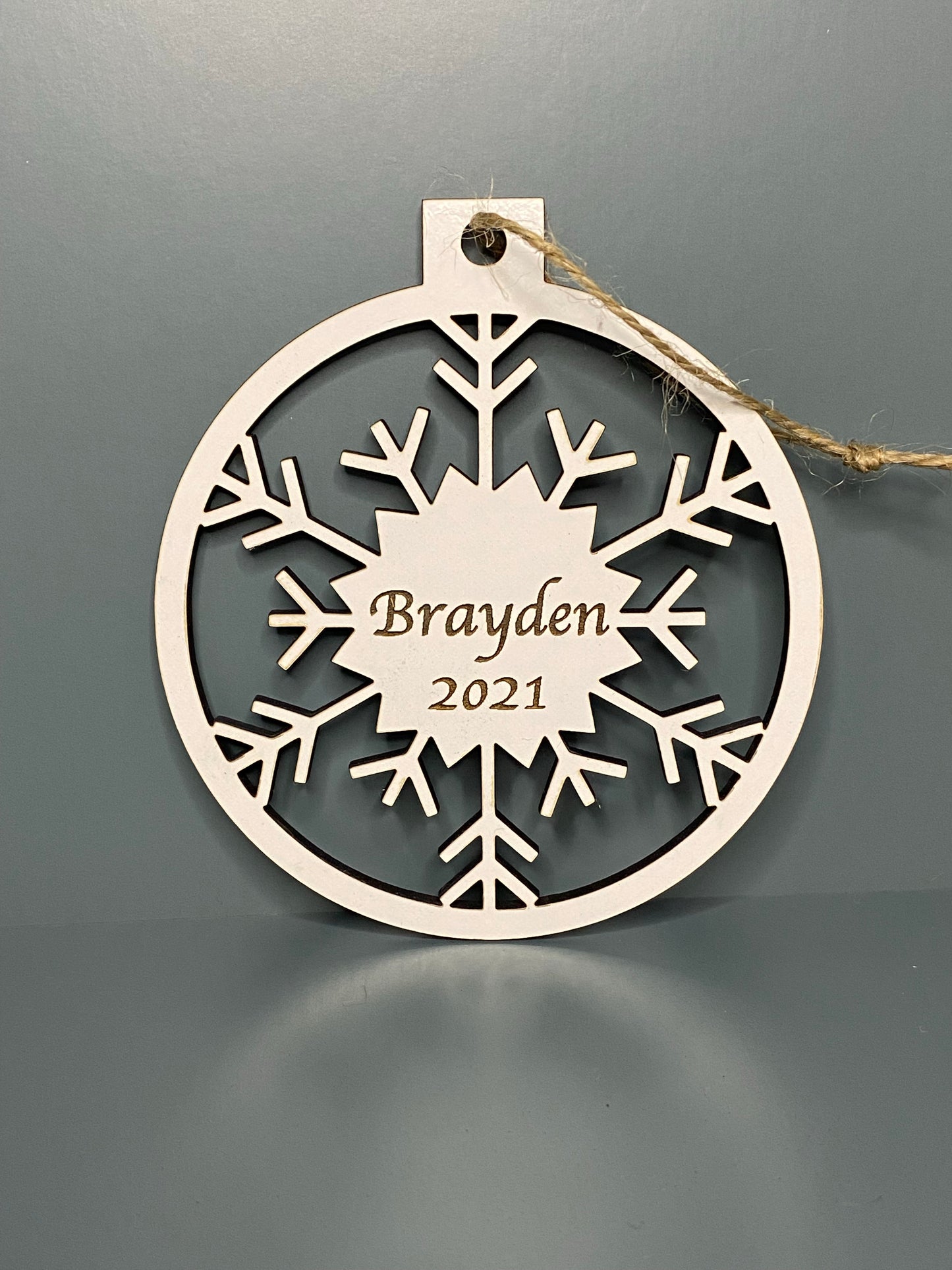 Personalized Snowflake Ornament