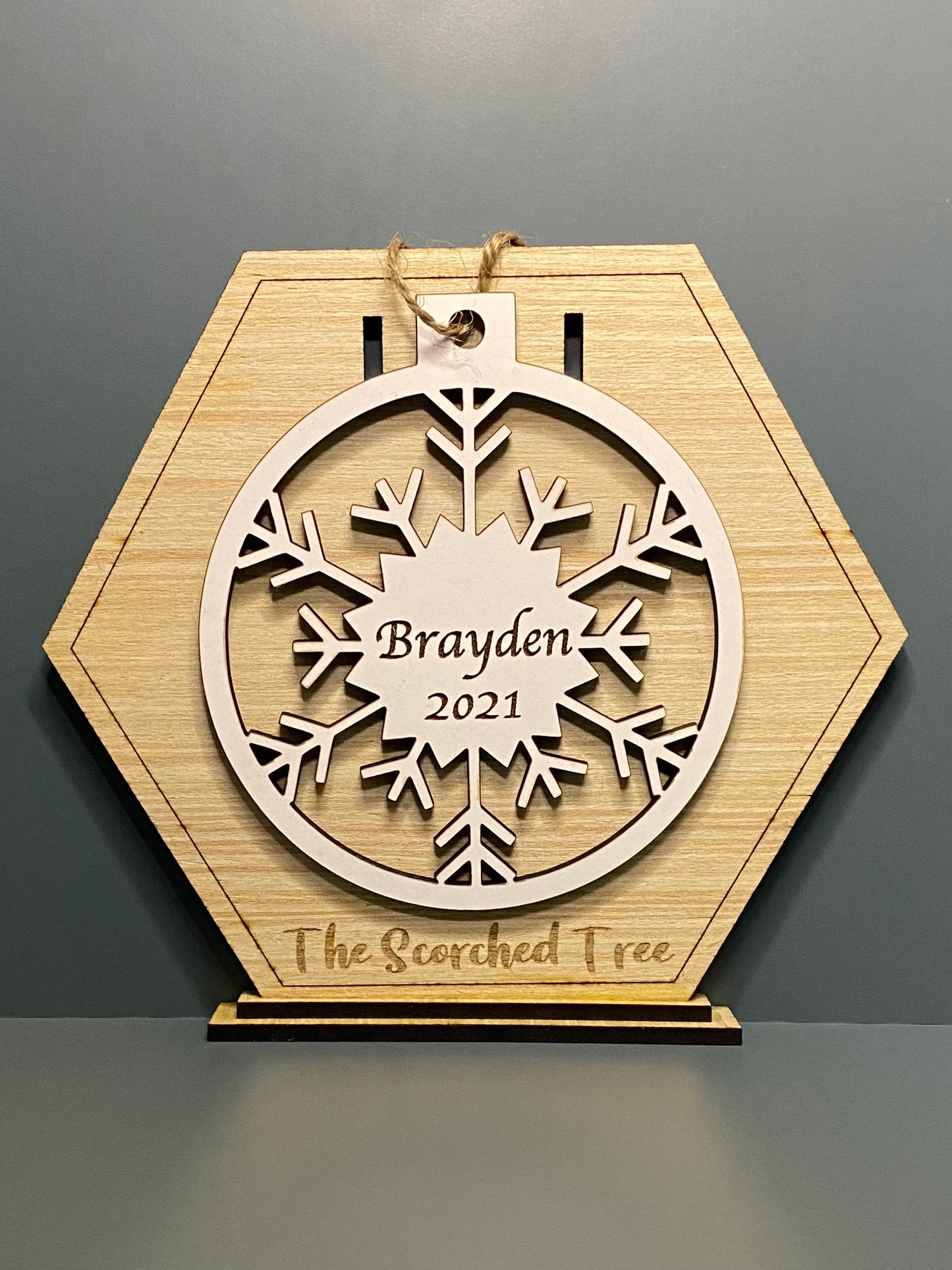 Personalized Snowflake Ornament